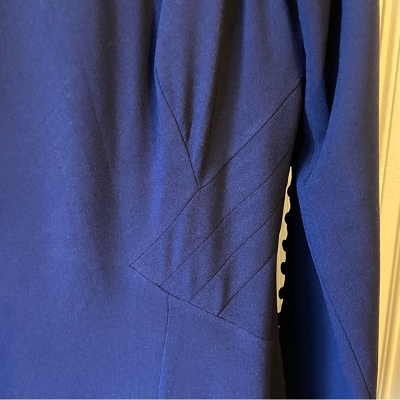TAHARI ASL long sleeve V-Back Maxi Dress - Picture 6 of 14